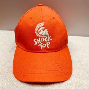 NWOT Shock Top Belgian White Cap, Orange, 100% Cotn, Adjustable, 1 Size Fits All